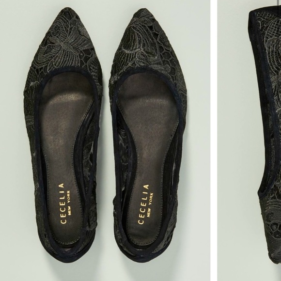 ANTHROPOLOGIE NWT Cecelia New York Melania Flats Size 8.5 - Picture 1 of 5
